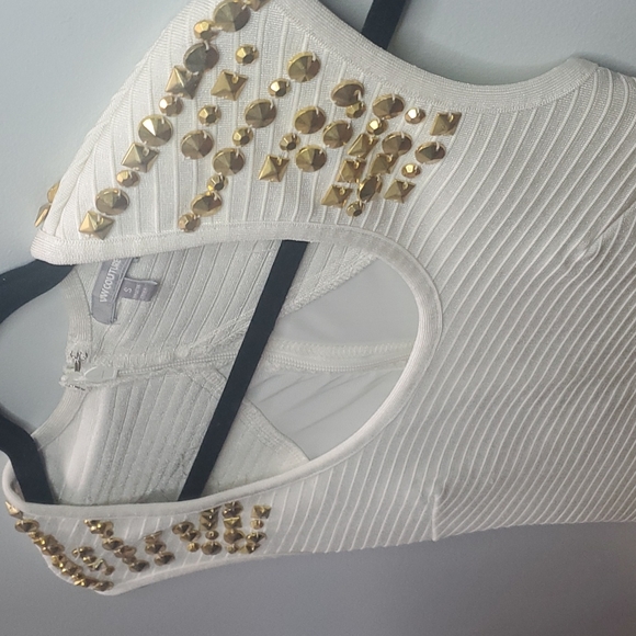 WOW COUTURE BANDAGE MINI DRESS - SMALL - Picture 4 of 7